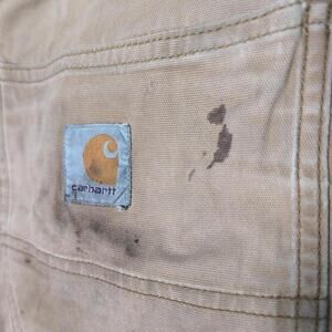 Broken in carhartt double knee streetwear work pants